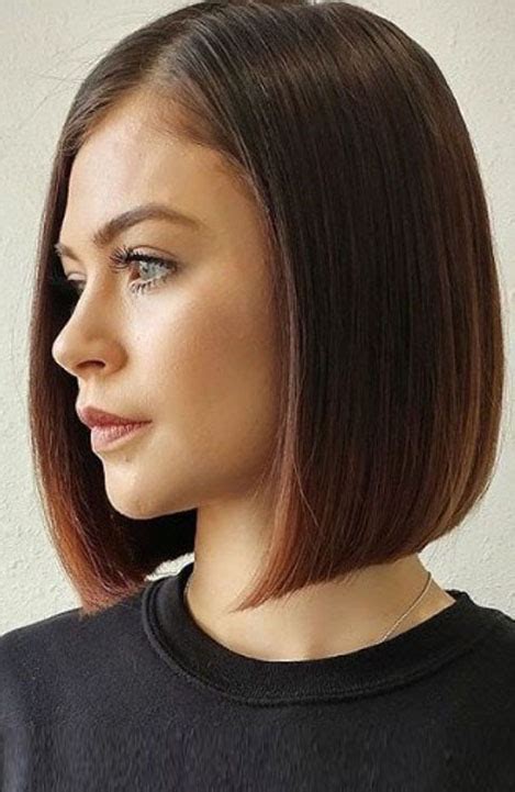 blunt cut curto|blunt cut for thick hair.